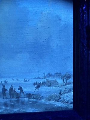 Lot 1077 - Andreas Schelfhout (1787-1870) Dutch Snowbound...