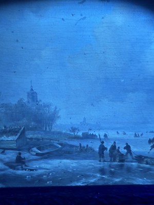 Lot 1077 - Andreas Schelfhout (1787-1870) Dutch Snowbound...
