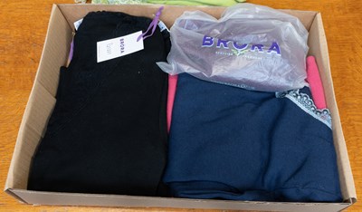 Lot 1354 - Five Brora V-Neck Thermal Tops, in pink, navy,...