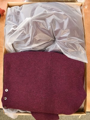 Lot 1352 - Three Brora Cashmere Knitwears, comprising a...