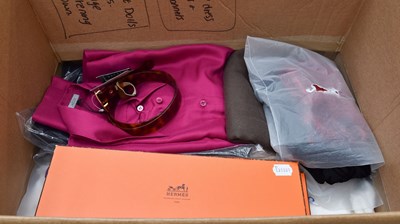 Lot 1376 - Two Hermes Men's Silk Ties and A Quantity of...