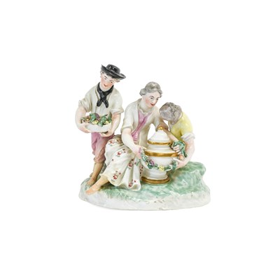 Lot 209 - A Frankenthal Porcelain Figure Group, 1778,...