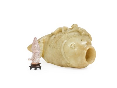 Lot 72 - A Chinese Carved Soapstone Model of an...