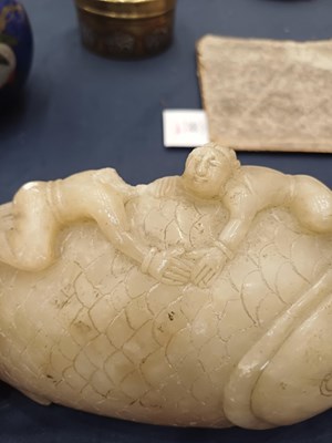 Lot 72 - A Chinese Carved Soapstone Model of an...