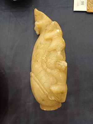 Lot 72 - A Chinese Carved Soapstone Model of an...