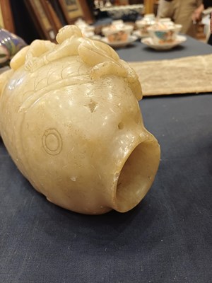 Lot 72 - A Chinese Carved Soapstone Model of an...