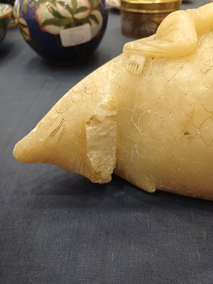 Lot 72 - A Chinese Carved Soapstone Model of an...