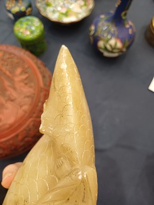 Lot 72 - A Chinese Carved Soapstone Model of an...