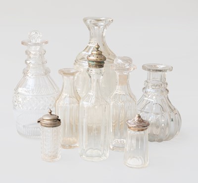 Lot 75 - Various 19th Century and Later Cut Glass Cruet...