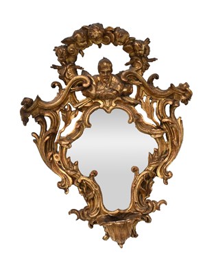 Lot 459 - An Italian Venetian Carved Giltwood Wall...