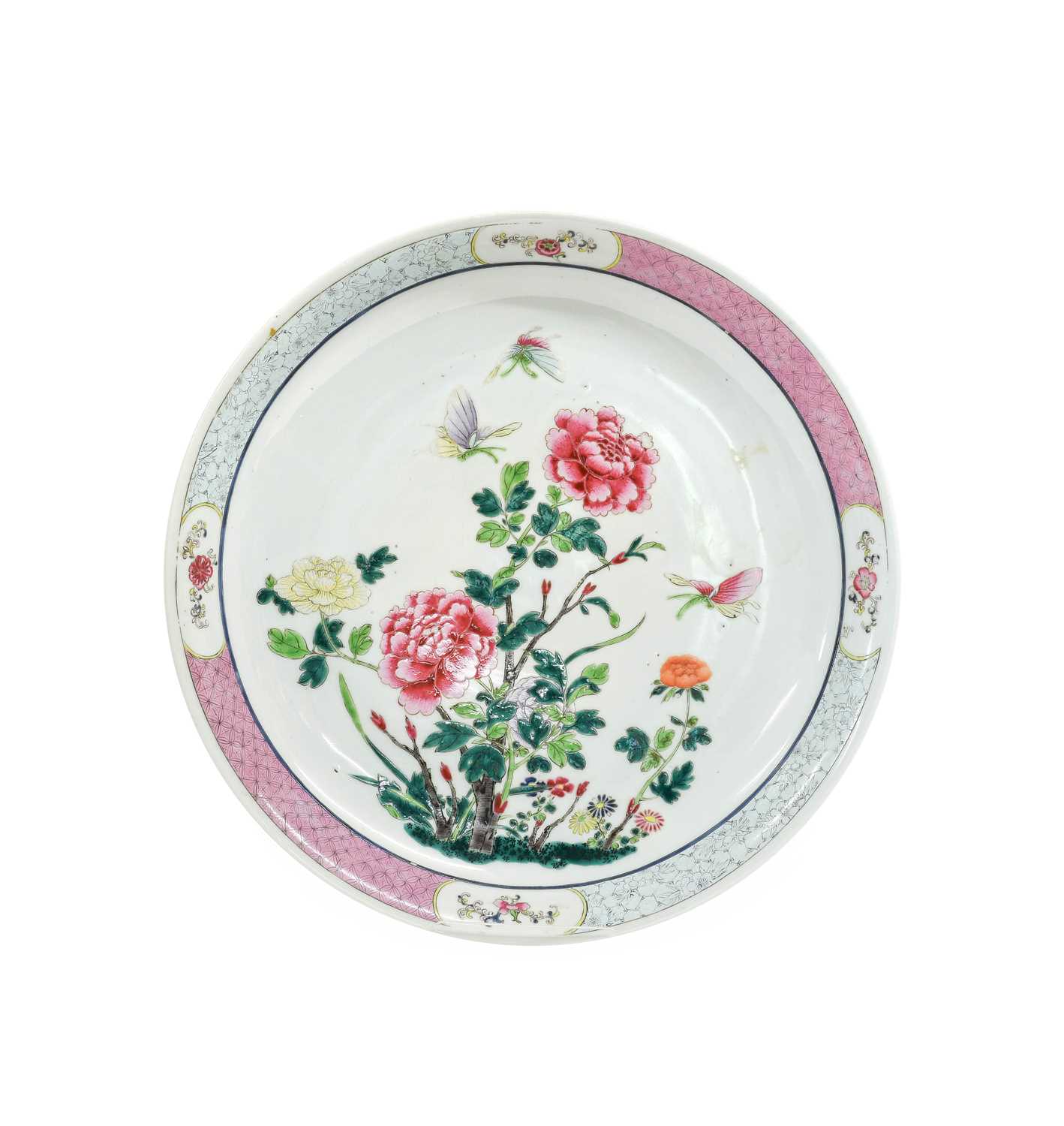 Lot 39 - A Chinese Porcelain Dish, in Yongzheng style,...