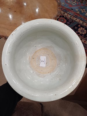 Lot 2 - A Chinese Porcelain Censer, Kangxi, of ovoid...
