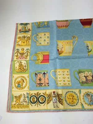 Lot 1029 - Gucci Silk Scarf Printed with Multicoloured...