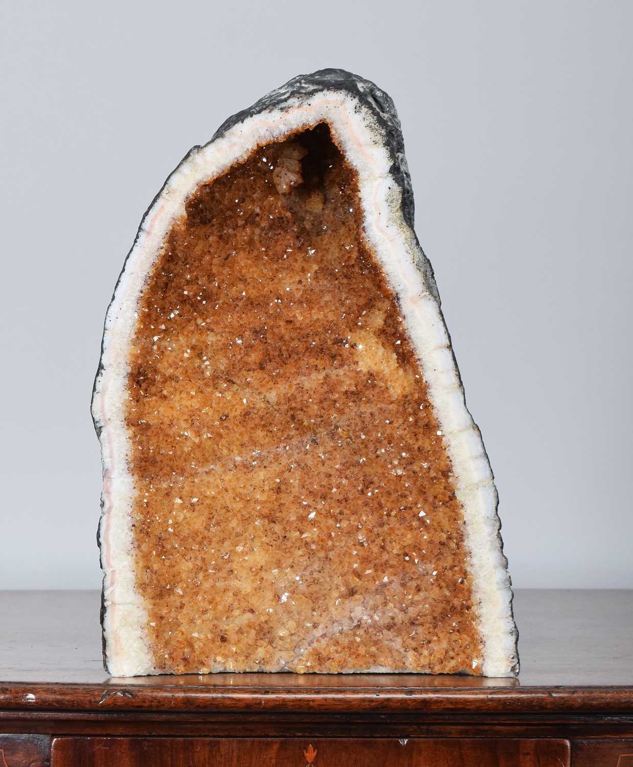 Lot 87 - Minerals/Fossils: A Large Citrine Cluster...