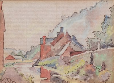 Lot 1012 - James Brown (1863-1943) Sussex Village...
