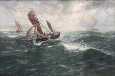 Lot 420 - John Rose Miles (1844-1916) Shipping off a...