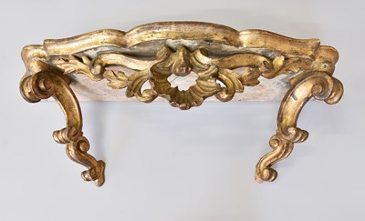Lot 309 - A Giltwood Wall Bracket, late 18th/early 19th...