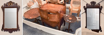 Lot 1138 - A George III Mahogany Commode, with pot liner,...