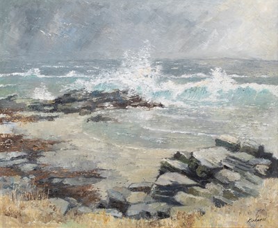 Lot 1075 - Edward Reginald Kirkness (1900-1979) Waves...