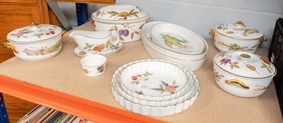 Lot 337 - A Small Quantity of Royal Worcester "Evesham"...