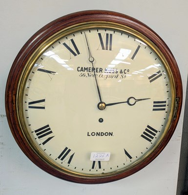 Lot 1226a - A Mahogany Wall Timepiece, late 19th century,...