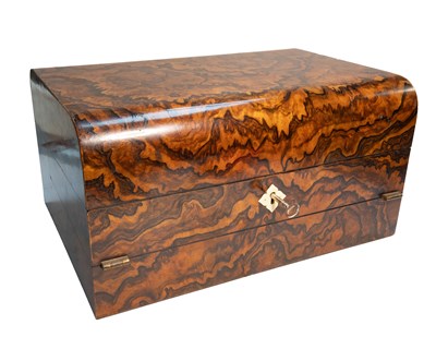 Lot 254 - A Victorian Burr Walnut Writing...