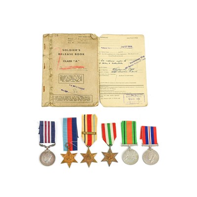 Lot 56 - A Second World War MM Group of Six Medals,...