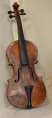 Lot 190 - 19th century violin