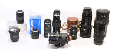 Lot 254 - Various Camera Lenses