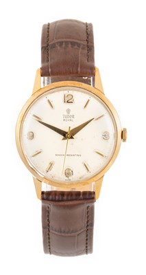Lot 2497 - Tudor: A 9 Carat Gold Centre Seconds...