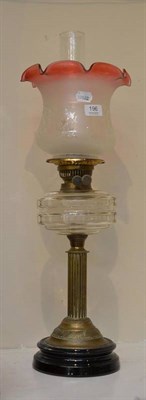 Lot 196 - A Victorian oil lamp