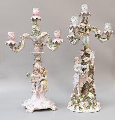 Lot 319 - A Late 19th Century Sitzendorf Porcelain Four...