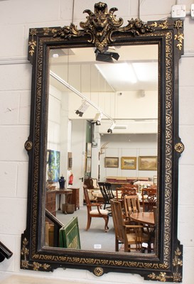 Lot 1317 - A Large Parcel Gilt and Ebonised Mirror, with...