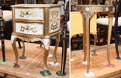 Lot 1452 - A Reproduction French Lamp Table, the circular...