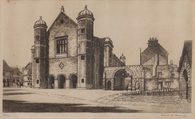 Lot 1061 - Charles Herbert Clark (b. 1890) College...