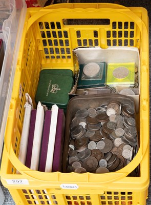 Lot 297 - An Assortment of British Coins, to include: 3x...