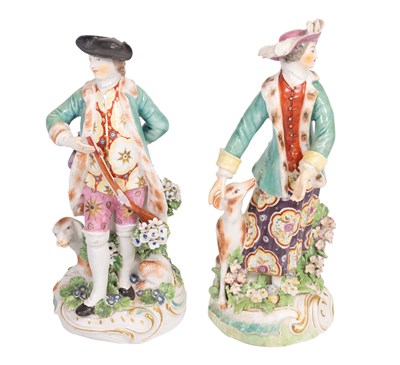Lot 24 - Two Chelsea Porcelain Figures, circa 1765,...