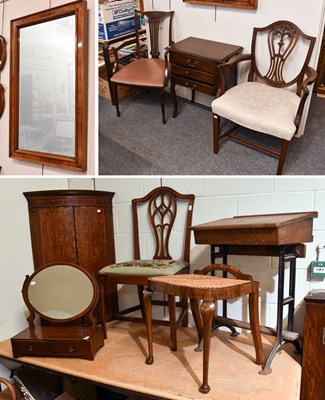 Lot 1100 - A Group of George III and Later Furniture,...