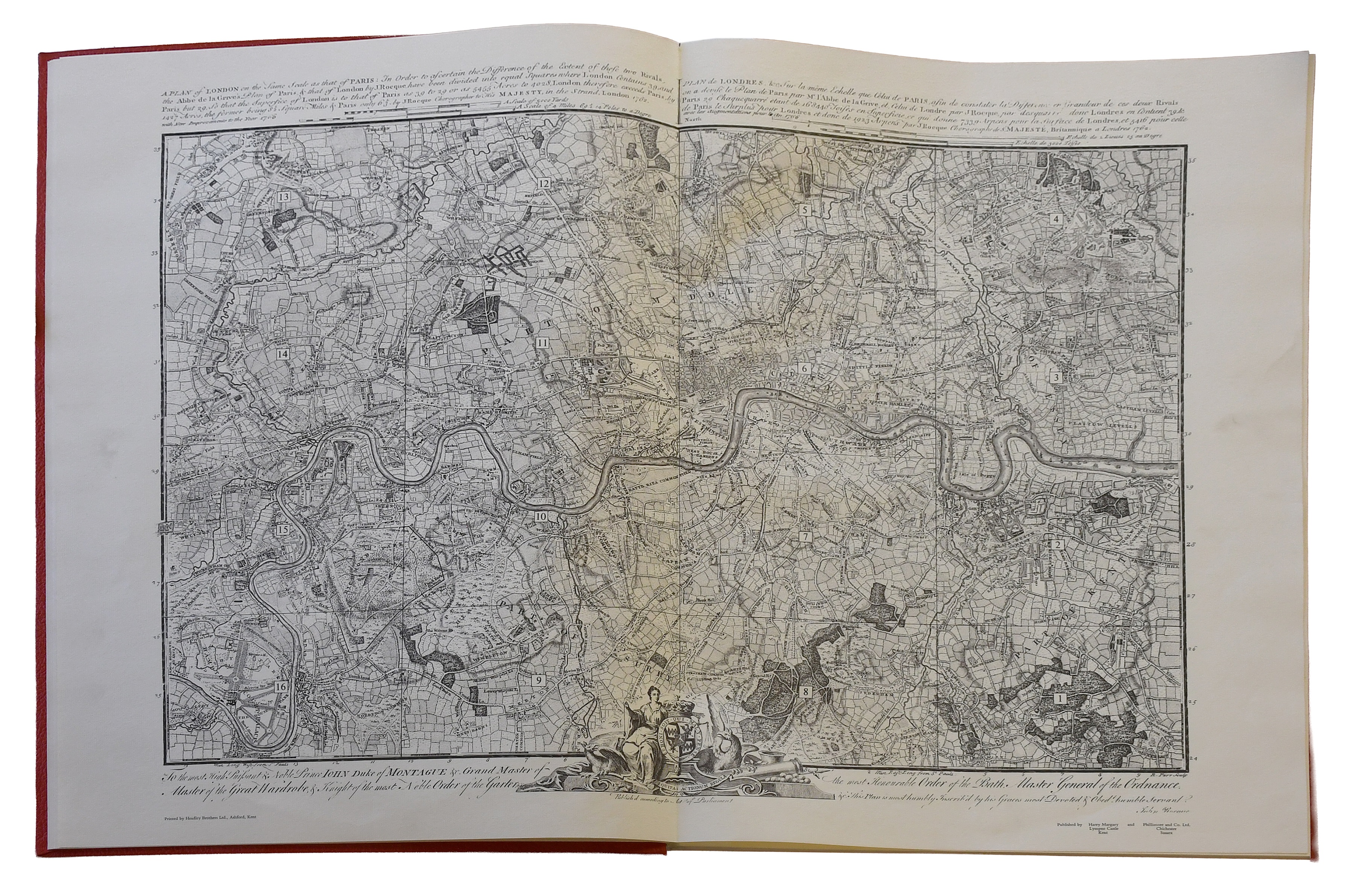 Lot 2076 - Maps/Atlases. Rocque (John). An Exact