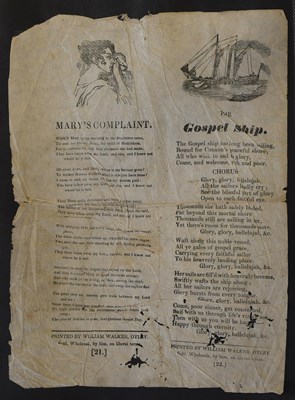 Lot 2004 - Broadside Ballads. A collection of fifteen...