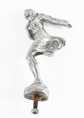 Lot 8 - A Chrome Plated Car Mascot, in the form of...