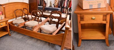 Lot 1157 - A WINSOR Oak Double Bed, 170cm by 217cm by...