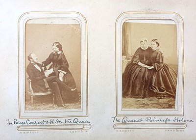 Lot 2138 - Cartes de Visite - Royalty. An album of...