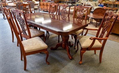 Lot 1125 - A Reproduction Extending Dining Room Table ,...