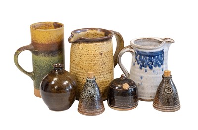 Lot 63 - Jane Hamlyn (1940-): A Stoneware Salt and...
