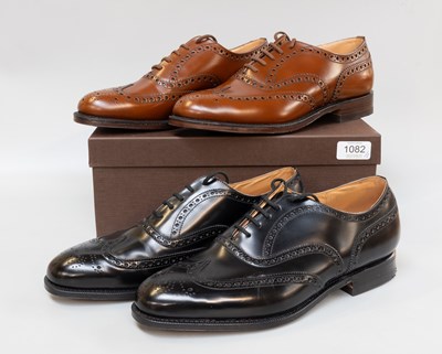 Lot 1082 - A Pair of Church's Leather Burwood Lace-up...
