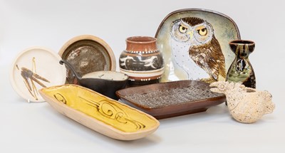 Lot 176 - A Collection of Studio Pottery, including a...