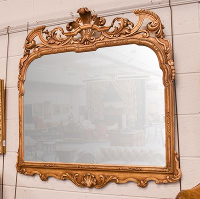 Lot 1120 - A Reproduction Gilt Framed Mirror, 108cm by 106cm