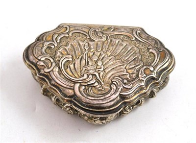 Lot 213 - Silver snuff box