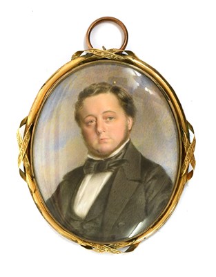 Lot 272 - English School (mid-19th century): Miniature...
